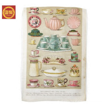 funny China factory wholesale 100% microfiber towel, standard tea towel size